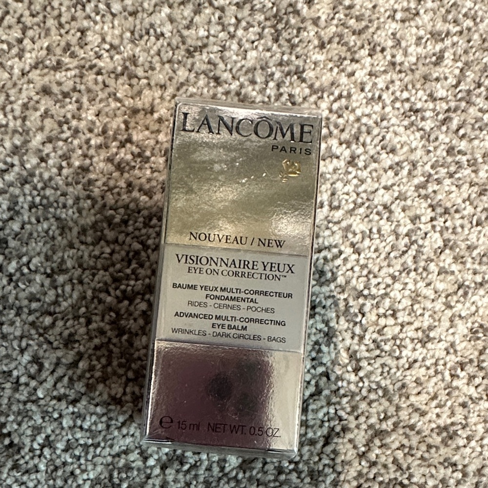 Lancome Visionnaire Eye Cream - Silver and Cream